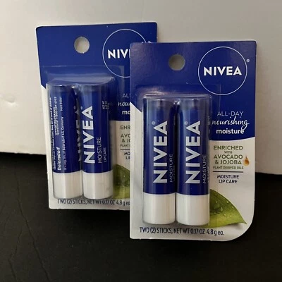 NIVEA Moisture Lip Care Dual Pack Pack Of 2 - Image 1 of 2