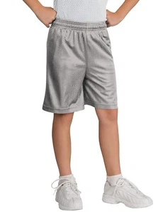Kids Mesh Shorts Little BOYS & Girl Athletic 2T to 12Y Youth PE schools uniform - Picture 1 of 86