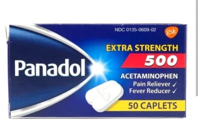 PANADOL 500 mg Extra Strength Caplets Pain Reliever Pack - 50 Caplets - Image 1 of 2
