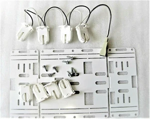Prewired Retrofit Kit changing 8 Ft T12 or 8' T8 Light Strip to 4' LED Tube - Picture 1 of 8
