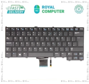 Dell LATITUDE E7440 E7240 E7420 Keyboard Backlit UK 04380Y 090ND8 NSK-LD0 - Picture 1 of 2