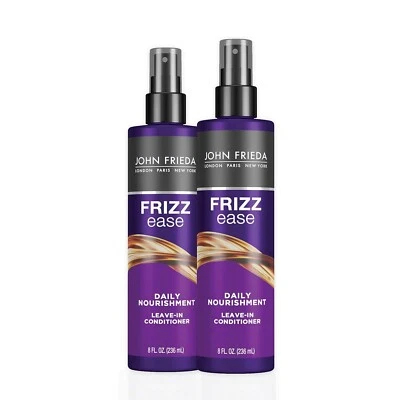 Acondicionador sin enjuague nutritivo diario John Frieda Frizz Ease, 8 OZ, paquete de 2 Foto 1 de 4