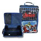MARVEL Avengers Kids Boys Pilot Luggage Trolley Roller Suitcase Travel Bag Black
