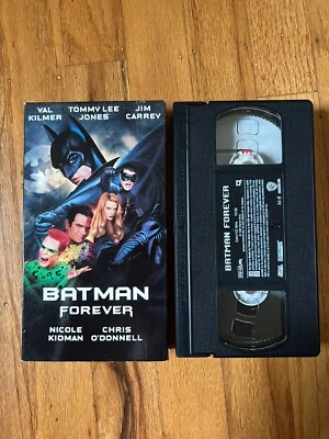 Batman Forever (VHS, 1995) Val Kilmer, Tommy Lee Jones, RARE Inserts - Image 1 of 4