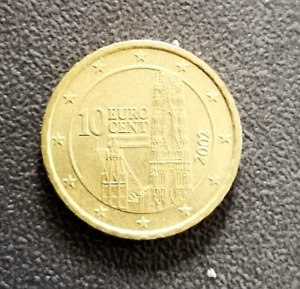 Pièce de 10 cent euro AUTRICHE 2002 circulée