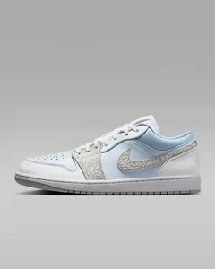 Nike Jordan Air 1 Low SE Herren Classic Schuhe in Blue Tint/White/Grey Fog/Sail - Bild 1 von 9