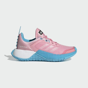 ADIDAS X LEGO® SPORT Size:4 SHOES SNEAKERS Color:LIGHT PINK BLUE WHITE GY2611