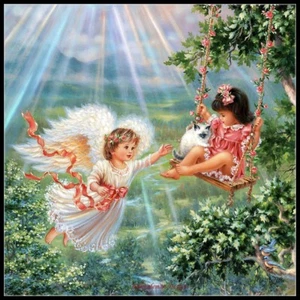 Gezählte Kreuzstich-Sets Handarbeit Handwerk DIY Tabelle - Little Angels 18 - Bild 1 von 5