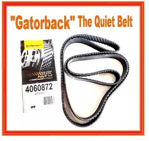 Serpentine Belt Poly-V The Quiet Belt "Gatorback" CONTINENTAL ELITE 4060872 - Foto 1 di 2