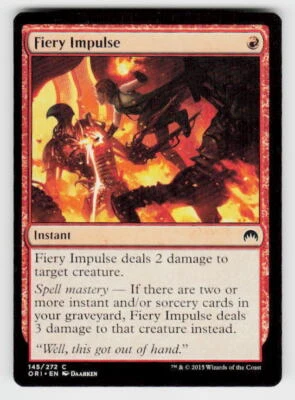 Magic Origins #145 Fiery Impulse - Image 1 of 2