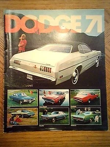 1971 Dodge Full Line Sales Brochure - Bild 1 von 2