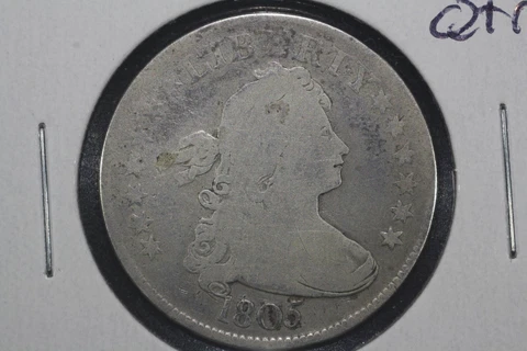 1805 Draped Bust Quarter, Good Cover