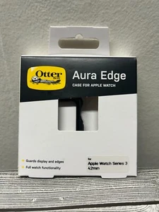 Otterbox Aura Edge Apple Watch Series 3 (42mm) Bumper Case -Black - NIB - Picture 1 of 2