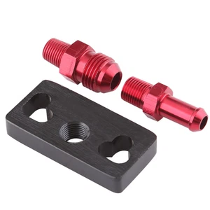 ˜1/8 NPT Fuel Rail Pressure Regulator Adapter For With Fittings - Picture 1 of 7