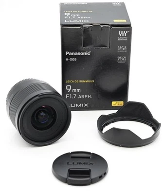 Panasonic Leica DG Summilux 9mm F1.7 ASPH Lens Micro Four Thirds Lens - Image 1 of 4