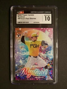 2024 Topps Mystical #MYS-27 PAUL SKENES (CGC GEM MINT 10 / Pirates) RC - WOW! - Picture 1 of 2