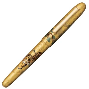 Platinum Fountain Pen, F Fine Nib, 3776 Century, Kanazawa Foil, Matsutora PNB-35 - Picture 1 of 2