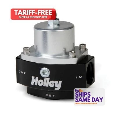 Holley 12-847, One Aluminum 4500 Billet Fuel Press. Regulator Performance Parts - Image 1 of 4
