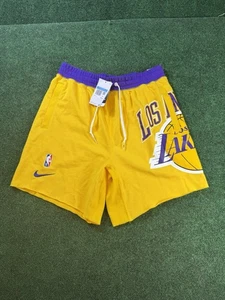 Pantalones Cortos Para Hombre Nike Lakers Courtside NBA Polar Medianos Dorado Atléticos 75º DEFECTO - Imagen 1 de 11