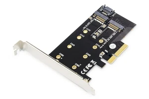DIGITUS IO-Karte - PCIe - M.2 NGFF / NVMe Schnittstellenkarte - 2-Port - M.2 (22 - Afbeelding 1 van 6