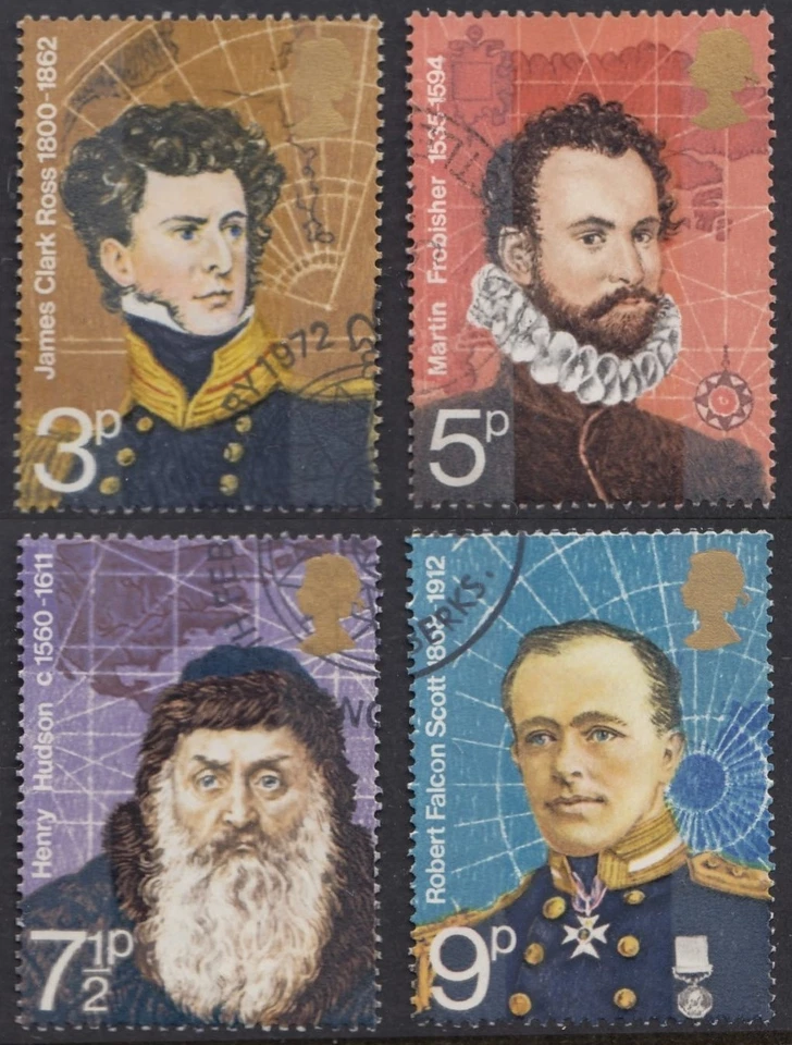 1972 Polar Explorers set SG 897 - 900 good used - Image 1 of 1