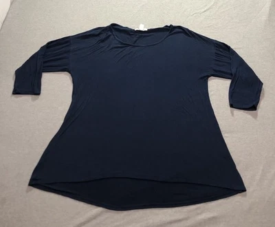 Sudadera Dress Barn Para Mujer M Elastizada Femenina Minimalista Oficina Salón Azul Foto 1 de 4