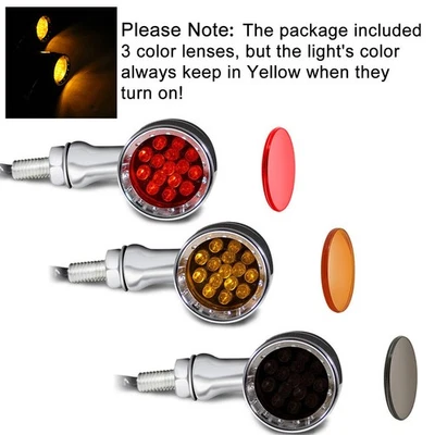 4pcs For Yamaha V Star 650 950 Bullet Motorcycle LED Turn Signals Blinker Lights - Imagem 1 de 4