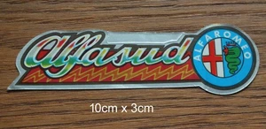 Alter Sticker Aufkleber Alfasud Auto Alfa Romeo Oldtimer 80er Jahre - Picture 1 of 1