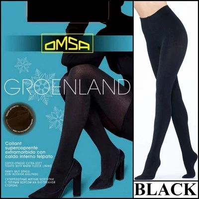 Omsa Groenland warme Winter Microfaser starke Strumpfhose mit Thermoeffekt... - Bild 1 von 4