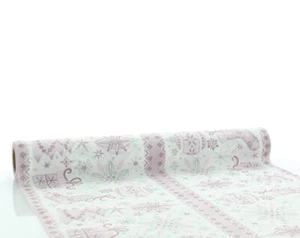 Weihnachtstischläufer Jolina in Pflaume aus Linclass® Airlaid 40cm x 4,80m, 1 St - Bild 1 von 4