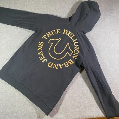 Chaqueta acanalada de vellón con cremallera completa True Religion para mujer talla grande negra ligera Foto 1 de 4