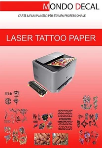 PAPIER TRANSFERT pour TATOUAGES TEMPORAIRES - Temporary Tattoo Paper pour LASER - Photo 1/1