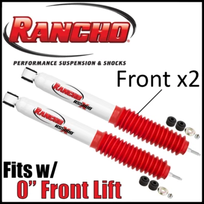 Пара амортизаторов передних амортизаторов Rancho 05-24 Ford F250 F350 Super Duty 4WD с подъемником 0 дюймов - Изображение 1 из 3