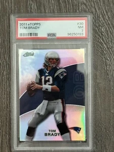 TOM BRADY 2011 eTopps #30 PSA 7 #7 New England Patriots - Picture 1 of 2