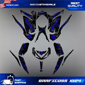 Yamaha Raptor 700 700R graphics kit 2013 2014 2017 to 2025 decals stickers atv - Picture 1 of 8