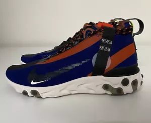 Nike React Runner Mid WR ISPA Blue Void Mens Sz 6.5/ Women’s Sz 8 AT3143-400 NEW - Picture 1 of 7