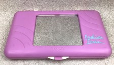 Vintage Tomy Fashion Faces Plates 1986 Makeup Mirror Design Crayon Rubbing #2528