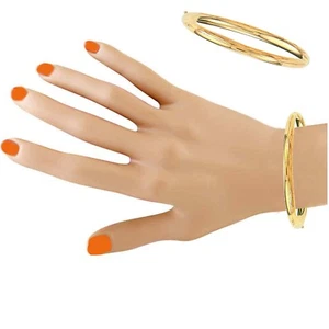 Brazalete Brazalete Brillante Oro Amarillo 10K 5mm 7" - Imagen 1 de 5