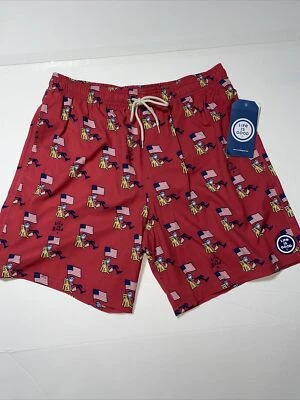 Pantalones Cortos de Playa Life Is Good Para Hombre Rojo Combo Talla L Americana Foto 1 de 4