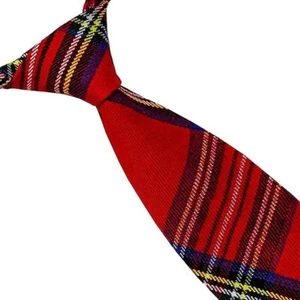 Tartan Neck Ties - Scottish Plaid Designs for Formal & Casual Wear Royal Stewart - Picture 1 of 3