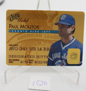 PAUL MOLITOR 1995 STUDIO GOLD #10 of 50