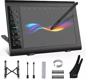 10x6 inch Digital Drawing Tablet HD Screen Graphics tablet with Battery-free Pen - Picture 1 of 11
