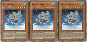 Yu-Gi-Oh! Raging Eria x3 1st Edition EOJ-EN027 NM/LP Playset - Picture 1 of 1