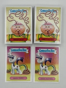 Topps Garbage Pail Kids 2015 Serie 1 Completo 132-Pegatinas A/B Tarjeta Base Set GPK - Imagen 1 de 3