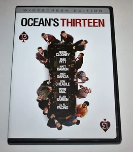 OCEAN'S THIRTEEN (DVD, 2007, Widescreen) GEORGE CLOONEY, BRAD PITT, MATT DAMON - Picture 1 of 3