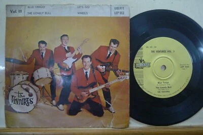 1961 Liberty Record【The Ventures】Vol. lll Blue Tango 7" EP - Image 1 of 2