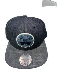 Mitchell & Ness Boston Celtics Mütze Kappe dunkel meliert verstellbar Druckknopflasche - Bild 1 von 14