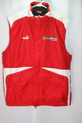 Puma Ferrari Challenge Firelli Racing Puffer Vest Men's XL Italy F1 Schumacher - Image 1 of 4