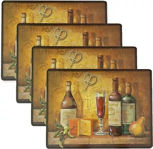 Benson Mills Cork Placemats Set of 4, Thick Cork Place Mats for Kitchen and Easy - Picture 1 of 1