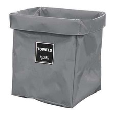 Royal Basket Trucks R08-Ggx-Xtn X-Frame Bag,8 Bu,Gr Vinyl,Towels